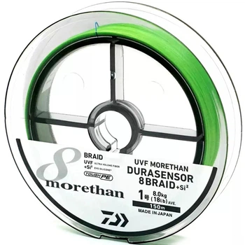 Шнур Daiwa UVF Morethan Dura Sensor X8+SI2 150m LG 8.0kg 0.165mm #1.0 07303463