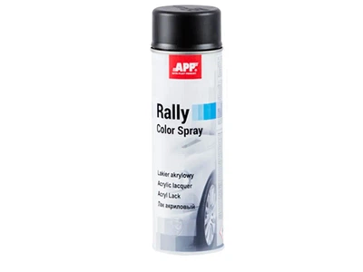 Лак акриловый черный мат 600ml APP Rally Color 210112