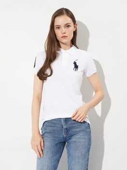Поло жіноче Polo Ralph Lauren 11615 M Біле (smt2000000039756)