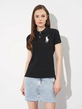 Поло жіноче Polo Ralph Lauren 11616 M Чорне (smt2000000039794)