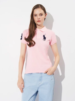 Поло женское Polo Ralph Lauren 11619 S Розовое (smt2000000039909