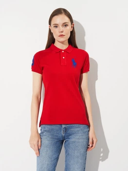 Поло женское Polo Ralph Lauren 11620 XS Красное (smt2000000039930)