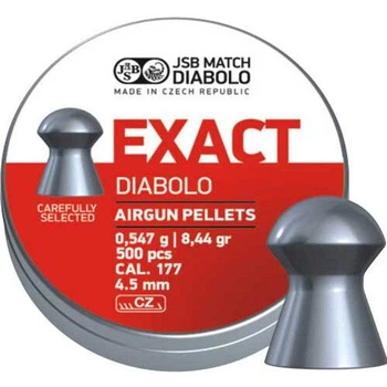 Кулі пневматичні JSB Diabolo Exact. Кал. 4.52 мм. Вага - 0.54 г. 500 шт/уп (14530517) 30919