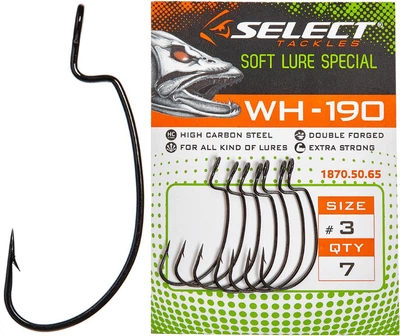 Крючок офсетный Select WH-190 #2 (6 шт / уп)