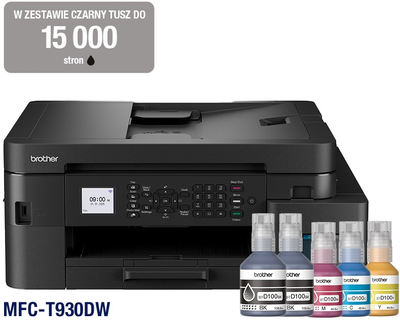 Urządzenie wielofunkcyjne Brother MFC-T930DW InkBenefit (MFCT930DWYJ1)