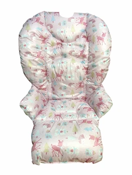 Чохол на стільчик для годування Chicco Polly 2 Start з плащівки Оленята Panda Mom