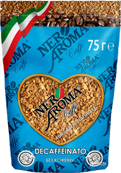Кофе растворимый Nero Aroma Decaffeinato 75 г (4820093480581)