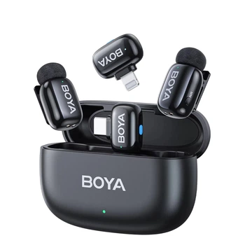Мікрофон бездротової міні Type-C/Lightning iPhone/Android BOYA mini UC+DI
