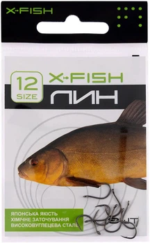 Гачок X-Fish Лін #12 (8 шт/уп),1917.03.49