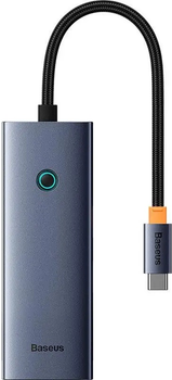 USB-хаб Baseus UltraJoy 5-Port Grey (B00052809813-00)