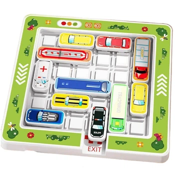 Портативная интерактивная игра-лабиринт SHT KJ131-3 Move Car Parking Colorful