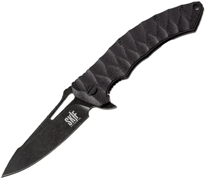 Складной нож Skif Shark II BSW лезвие Wharncliffe, Frame Lock, рукоятка G‑10 Черный (17650293)