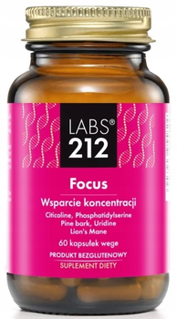 Харчова добавка Labs212 Focus Підтримка концентрації 60 капсул (5903943955824)