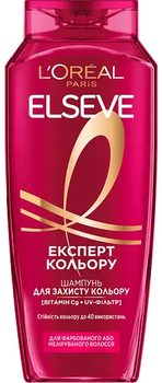 Шампунь L'oreal Paris Elseve Цвет и Блеск для окрашенных и мелированных волос, 400 мл