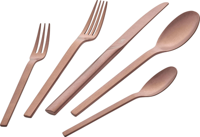 Zestaw sztućców Zwilling Minimale matowy różowe złoto 30-częściowy (1027158)