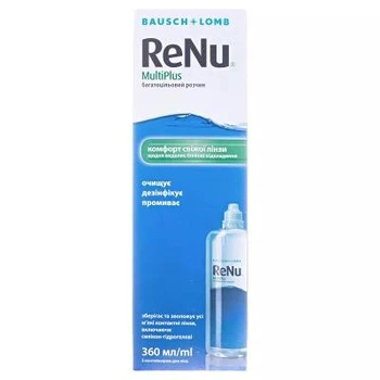 Розчин для лінз ReNu MultiPlus 360 мл.
