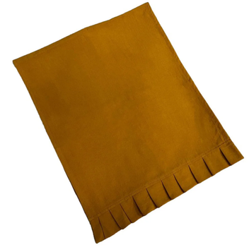 Раннер SoundSleep Stonewash Mustard 40х180 см с рюшами (94331882)