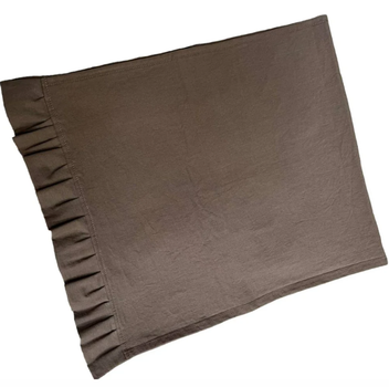 Раннер SoundSleep Stonewash Coffee 40х180 см с рюшами (94331707)