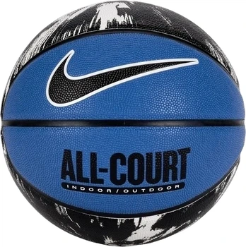 Баскетбольный мяч Nike EVERYDAY ALL COURT 8P GRAPHIC DEFLATED сине-черно-белый N.100.4370.455.07 Размер EU: 7