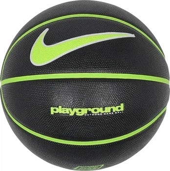Баскетбольный мяч Nike EVERYDAY PLAYGROUND 8P DEFLATED черно-салатово-белый N.100.4498.044.05 Размер EU: 5
