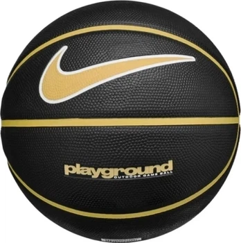Баскетбольный мяч Nike EVERYDAY PLAYGROUND 8P GRAPHIC DEFLATED черно-золотой N.100.4371.015.05 Размер EU: 5