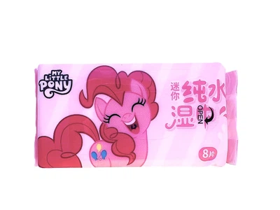 Влажные мини-салфетки Пинки Пай "My Little Pony", без спирта и запаха 8 шт.