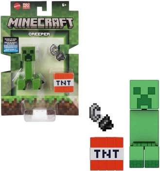 Фигурка майнкрафт Крипер ТНТ Mattel Minecraft Creeper TNT JCN29