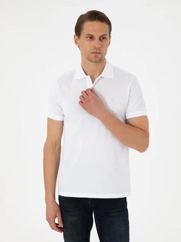 Поло длинное мужское Pierre Cardin G021GL011-000-2186292 L Белое (8683858466864)