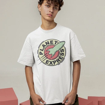 Футболка унісекс Futurama (Planet Express wht) 4XL білий