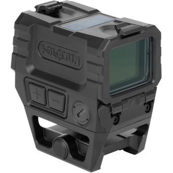Коліматорний приціл HolosunAEMS-PRO-X2-RD красна точка 2 MOA Dot/65 MOA Circle/Dot+Circle IP67 CR2032 + сонячна панель Black (AEMS-PRO-X2-RD)