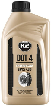 Гальмівна рідина K2 DOT 4 1 л (5906534014566)