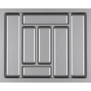 Лоток для столових приладів 600 сірий Standard 45, 530х430х42мм.