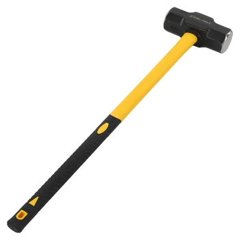 Кувалда сталева 7,3кг для кросфіту та функціональних тренувань Zelart Gym Hammer 9635-16 довжина 88см
