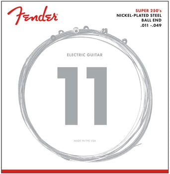 Струны для электрогитар Fender Super 250m Nickel-plated Steel Guitar Strings