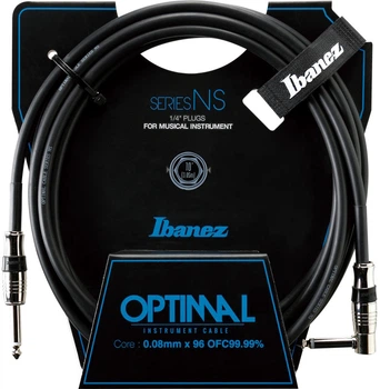 Кабель инструментальный Ibanez NS10L Instrument Cable 3M Angled
