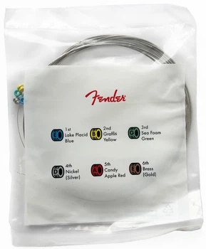 Струны для электрогитар Fender 250L Transparent Pack
