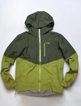 Куртка чоловіча Outdoor Research Foray 1 Gore-tex трекінгова мембрана зеленого кольору в похід не промокає Розмір M