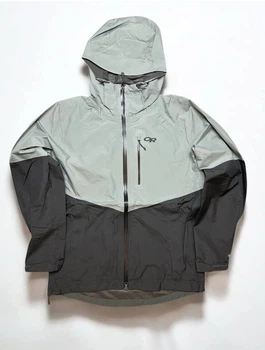 Куртка чоловіча Outdoor Research Foray 1 Gore-tex трекінгова мембрана сірого кольору в похід не промокає Розмір S