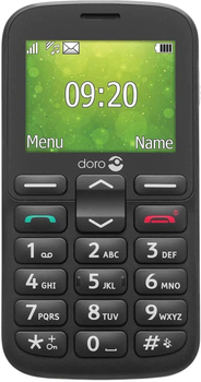 Telefon komórkowy Doro 1380 Black (7322460083113)
