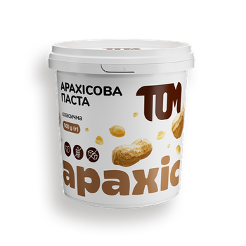 Паста ТОМ арахіcова класична 500г