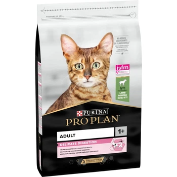 Корм сухой для кошек с чувствительным пищеварением Purina Pro Plan Delicate Digestion с ягненком 10 кг (7613035846944)