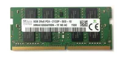 Оперативна пам'ять 8GB SODIMM DDR4 2133 MHz SK hynix HMA41GS6AFR8N-TF б/в hma41gs6afr8n-tf