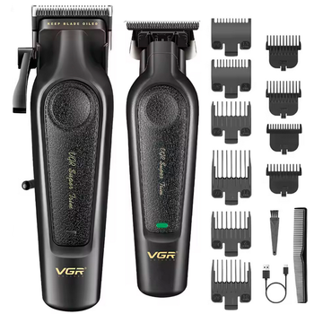 Комплект для стрижки VGR 2 в 1 V-197 & 995, аккумуляторная машинка для стрижки и триммер