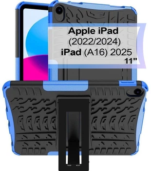 Чехол для планшета BeCover для Apple iPad 10.9" 2022/2024/iPad 11" (А16) 2025 с креплением для стилуса Apple Pencil Blue (BC_708880)