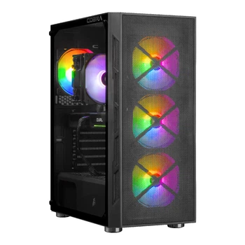 Ігровий комп`ютер COBRA Advanced Windows 11 Home (A78X3D.32.S20.97XT.25978W)/ AMD Ryzen 7 7800X3D/4.2 - 5.0 ГГц/Radeon RX 9070 XT/16 ГБ/DDR5/32 ГБ/SSD 2 ТБ/Windows 11 Home/2500 Мбіт/с/750 Вт/Black