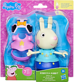 Ігровий набір Peppa Pig Figurines серії «Модна пригода» Одягни Ребекку (F8859 G0329) (5010996246882)
