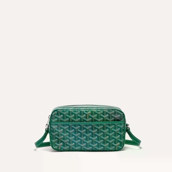 Месендджер сумка через плече Goyard зелена