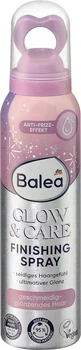 Фінішний спрей для волосся Balea Glow & Care, 150 мл — блиск і анти-фриз