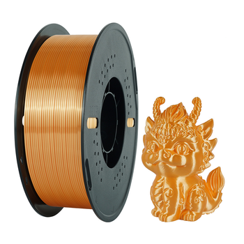 Филамент (пластик для 3D-принтера) Silk PLA NSC008 Kingroon 1,75 мм 1 кг Orange