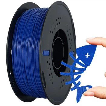 Филамент (пластик для 3D-принтера) Kingroon TPU B01396 1,75 мм 1 кг Blue
